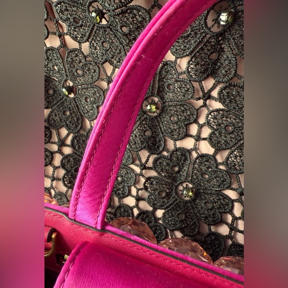 Kate Spade Sam Icon Candy Beaded Satin Small Tote Bag - Picture 11 of 16